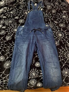 Women’s Indigo Denim Overalls with Adjustable Straps